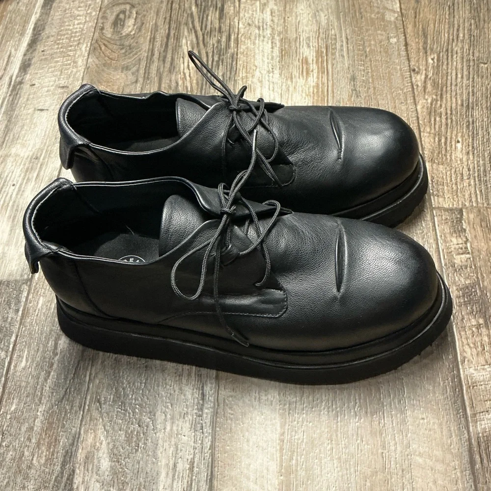 Black Leather Women’s Shoes EUR Size 38=US Size 7.5